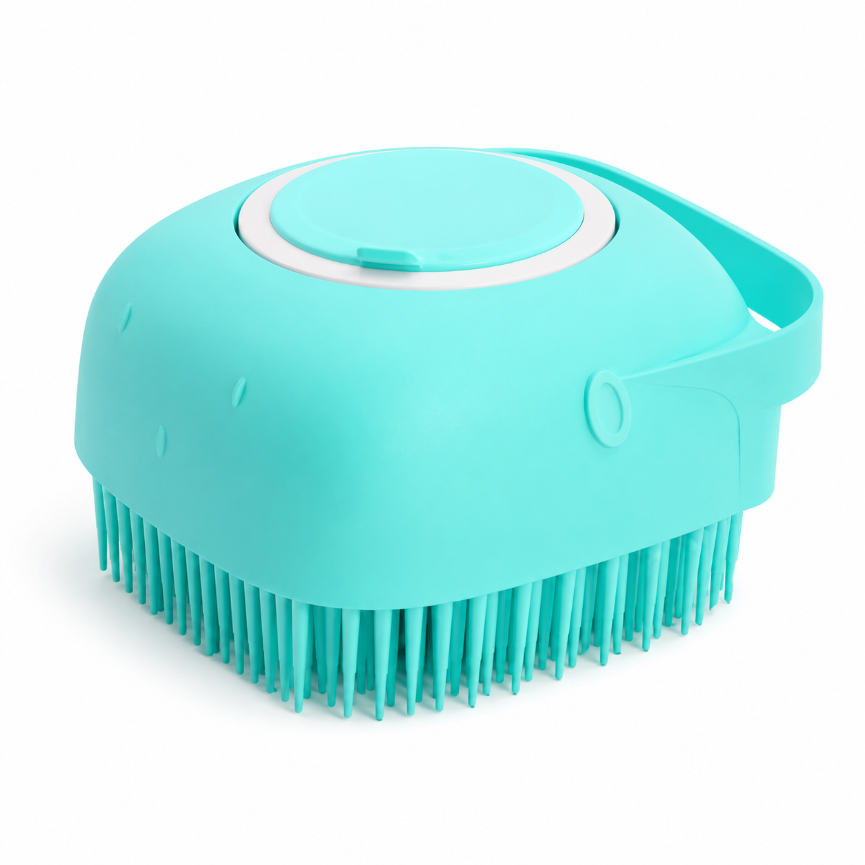Silicone Body Scrubber – Soft Bristle Bath Brush with Soap Dispenser