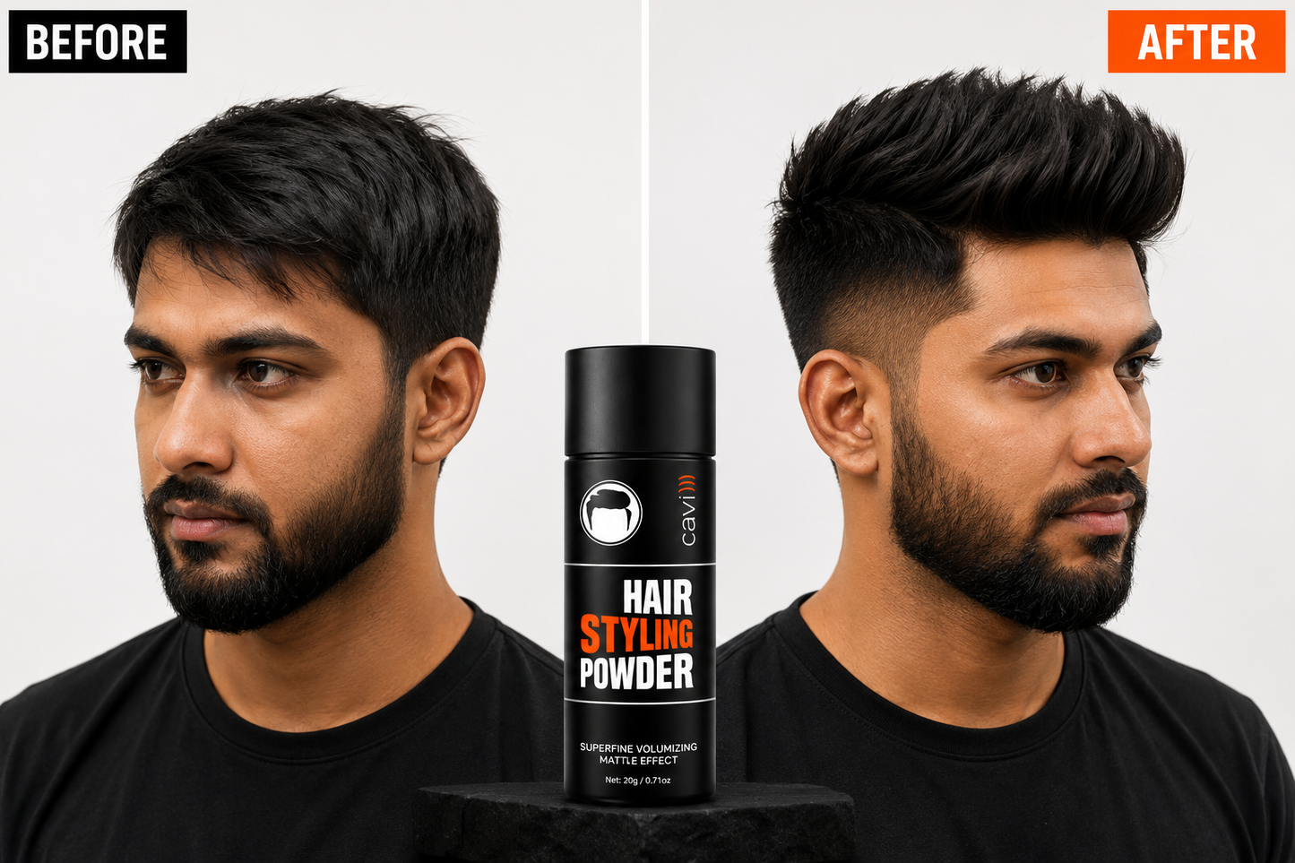 Cavi Hair Styling Powder – Superfine Volumizing Matte Effect